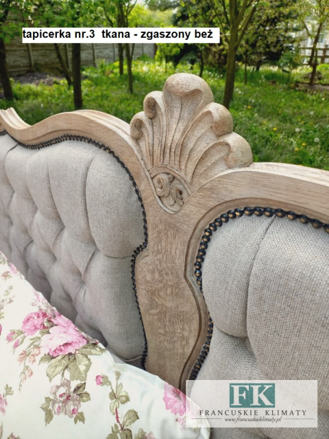 TAPICERKA TKANA ZGASZONY BEŻ