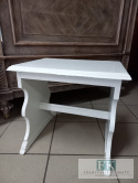 powystawowe -50 % STOLIK pomocnik BIEL SHABBY CHIC