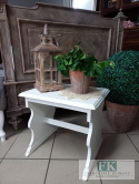 powystawowe -50 % STOLIK pomocnik BIEL SHABBY CHIC