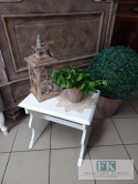 powystawowe -50 % STOLIK pomocnik BIEL SHABBY CHIC