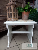 powystawowe -50 % STOLIK pomocnik BIEL SHABBY CHIC