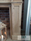 DREWNIANY PORTAL KOMINKOWY SZER. 130 cm NATURALNE DREWNO