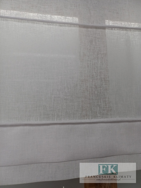 FIRANA PANEL a la ROLETKA RZYMSKA Z ZAKŁADKAMI 145/110 wys , NATURA BATYST GRUBY SPLOT 5