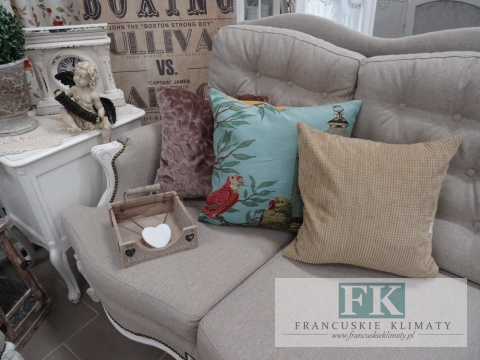 KŁ. POSZEWKA DEKORACYJNA STONE BRĄZOWA 40X40 SHABBY , PROWANSJA , VINTAGE KŁ. POSZEWKA DEKORACYJNA STONE BRĄZOWA 40X40 SHABBY , PROWANSJA , VINTAGE