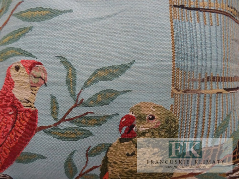 POSZEWKA DEKORACYJNA PARROTS 45X45 SHABBY , PROWANSJA , VINTAGE