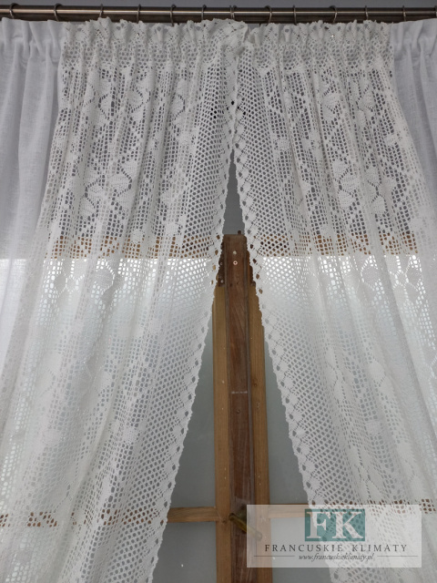 FIRANA NATURA SZYDEŁKO BIAŁA 420 /250 prowansja ,retro