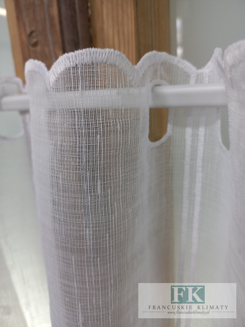 METRAŻ ! wys.40 cm ZAZDROSTKA firanka ŚWIĘTA HAFT WITRAŻ NA METRY