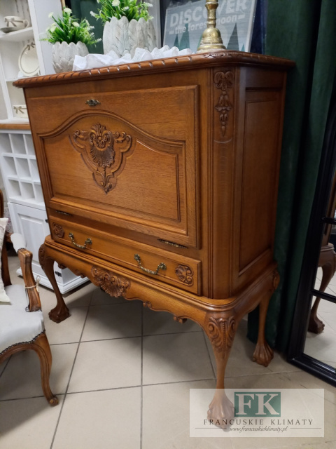 FRANCUSKA KOMODA 108 cm !typu BAREK CHIPPENDALE DĄB FRANCUSKA KOMODA 108 cm !typu BAREK CHIPPENDALE DĄB