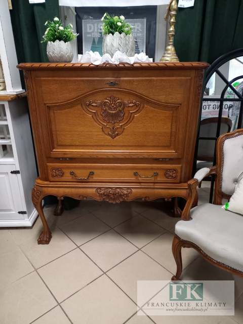 FRANCUSKA KOMODA 108 cm !typu BAREK CHIPPENDALE DĄB FRANCUSKA KOMODA 108 cm !typu BAREK CHIPPENDALE DĄB