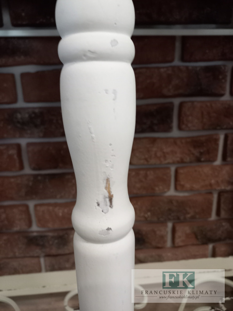KONSOLA STOLIK 82 CM DREWNO + METAL