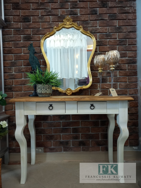 lite drewno KONSOLA STOLIK , TOALETKA szer. 100 cm