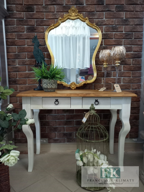 lite drewno KONSOLA STOLIK , TOALETKA szer. 100 cm