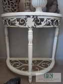 KONSOLA STOLIK 82 CM DREWNO + METAL