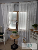 KOMPLET FIRANA / ZASŁONA 200/250 x 2 szale W STYLU BOHO, CHIC