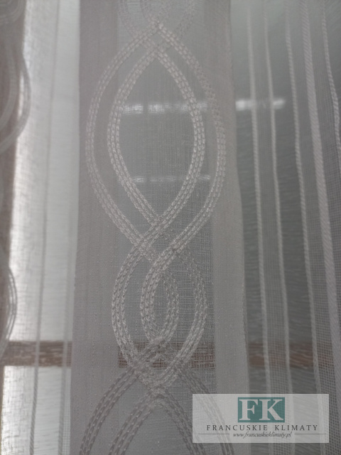 KOMPLET FIRANA / ZASŁONA 200/250 x 2 szale W STYLU BOHO, CHIC