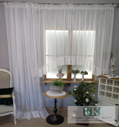 KPL KOMPLET BALKONOWY FIRANA OKNO BALKON 200/250 , 400/160 MARKIZETA FALBANKA