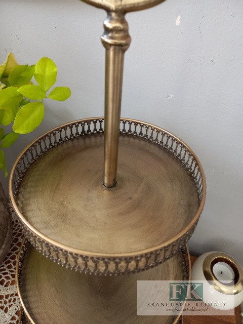 METALOWA PATERA 3 POZIOMOWA 52 CM