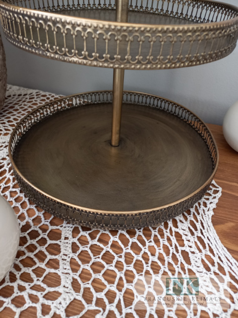 METALOWA PATERA 3 POZIOMOWA 52 CM