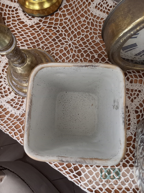 OSŁONKA DONICA wazon 14 CM DO WNĘTRZ I OGRODÓW W STYLU BOHO RUSTYKALNYM VINTAGE