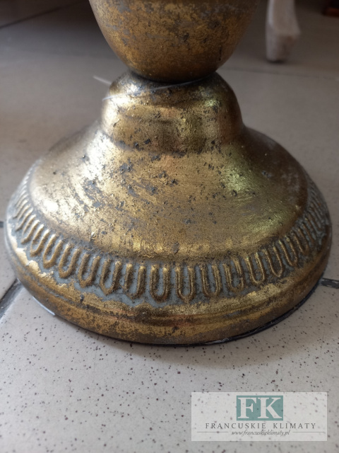 PARASOLNIK METALOWY KUTY 75,5 CM , ZŁOTY