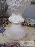 FIGURA DEKORACYJNA SOWA 25 cm BIEL