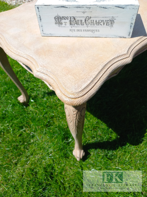 *FRANCUSKI STOLIK KAWOWY ANTYCZNE DREWNO