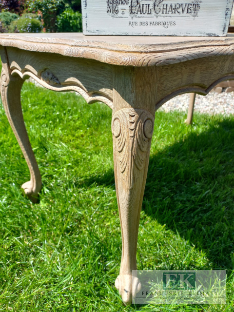 *FRANCUSKI STOLIK KAWOWY ANTYCZNE DREWNO