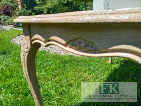 *FRANCUSKI STOLIK KAWOWY ANTYCZNE DREWNO