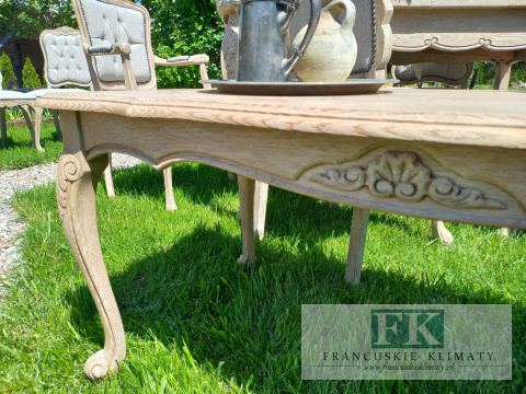 *FRANCUSKI STOLIK KAWOWY ANTYCZNE DREWNO