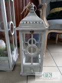 LATARNIA LAMPION 57 CM SZARA