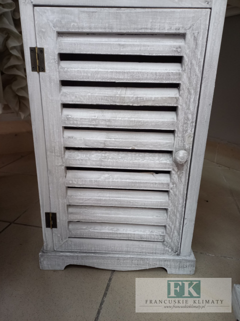 DREWNIANA LATARNIA , LAMPION Z SZAFKĄ I SZUFLADĄ 145 CM