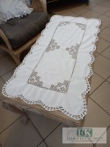 BIEŻNIK BABCINE ROBÓTKI 50/100 BIEL , BAWEŁNA 100%