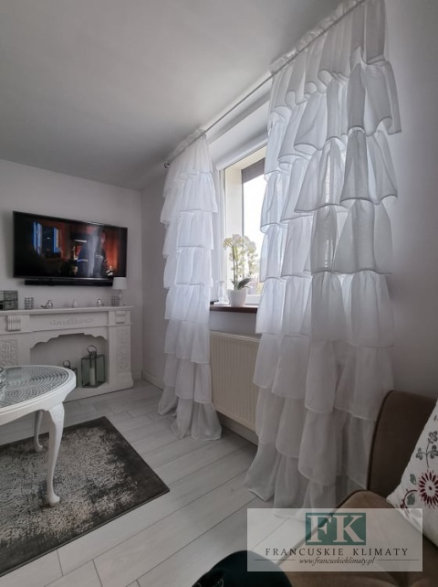 ZASŁONA FALBANY W STYLU PROWANSALSKIM , FRANCUSKIM , SHABBY , 8 falban
